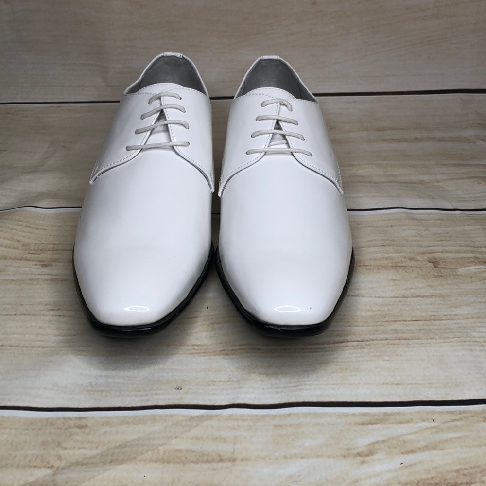 Franco Vanucci White Dress Shoes Size 10.5